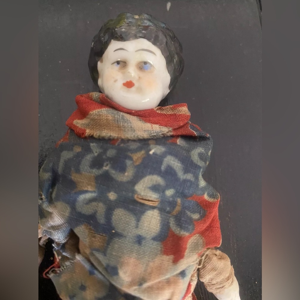 Antique 1800s German Bisque PorcelainChina Doll Item#161 - Picture 2 of 3